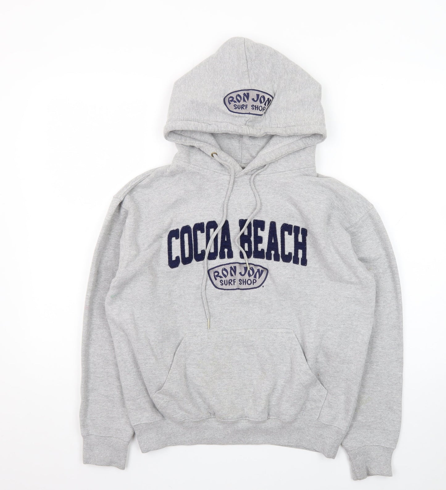 Pacific & Co Grey Hoodie Women Small Cocoa Beach Ron Jon Surf Shop Pullover