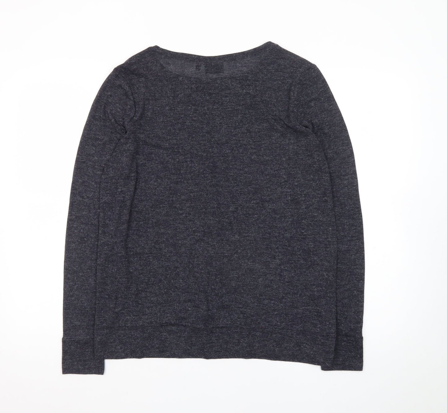 Next Women Grey Long Sleeve Basic Jersey Top Size 12