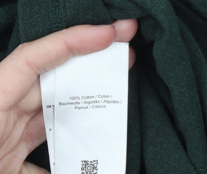 Fred Perry Men's Green Cotton Slim Fit Polo Shirt Size L