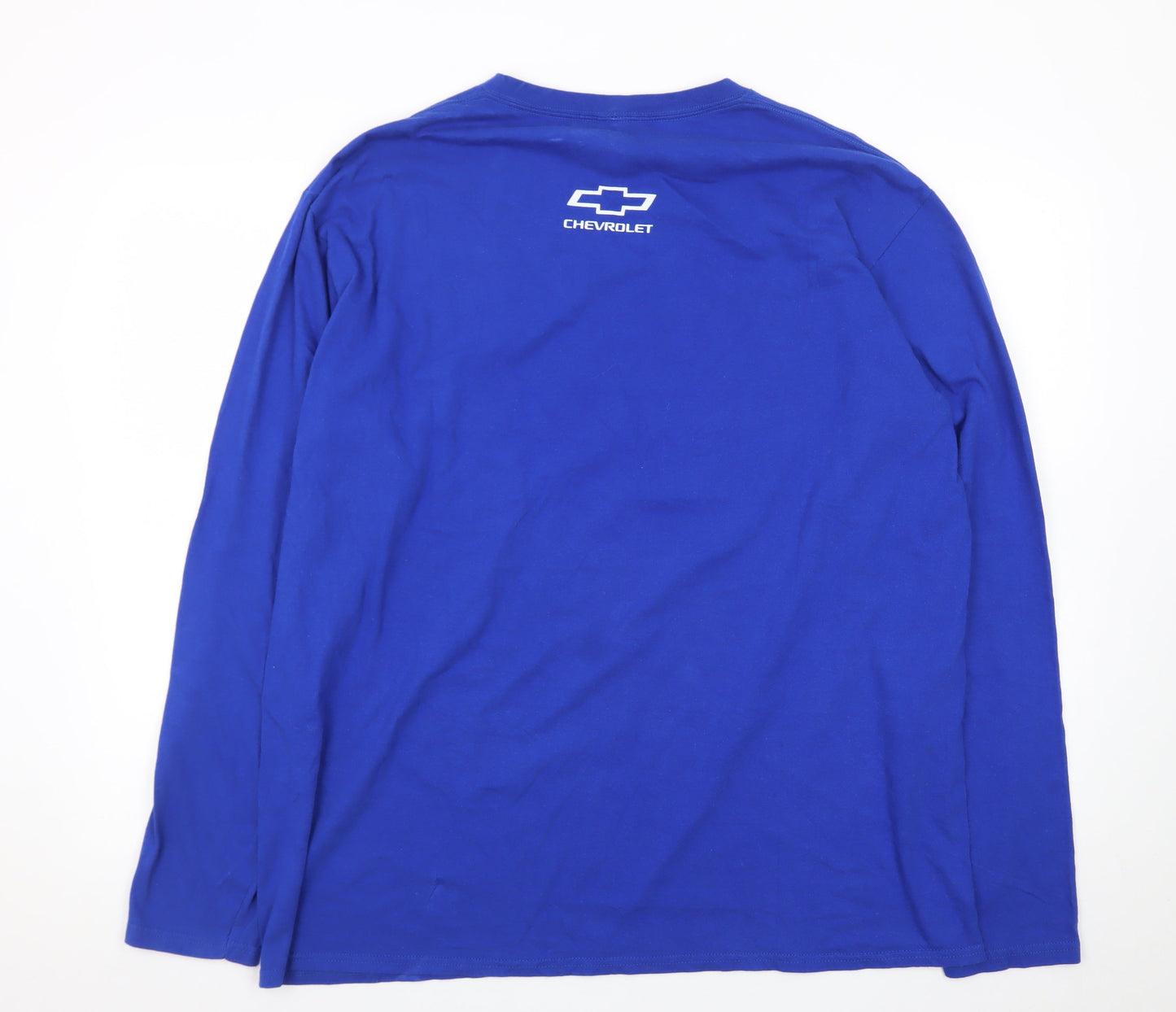 Port & Company Men's Blue Milwaukee Brewers Long Sleeve T-Shirt XL