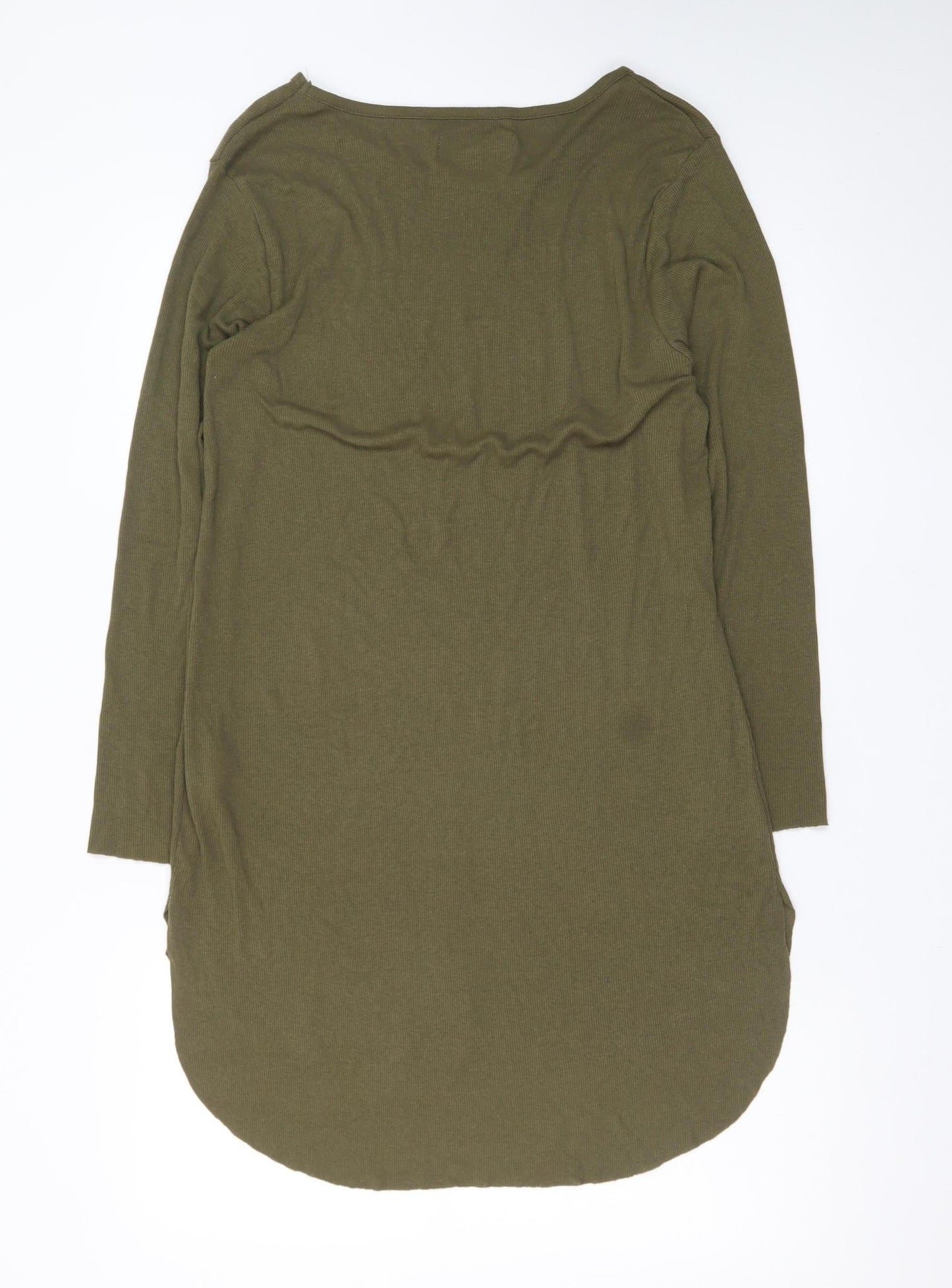 SimplyBe Women Green Size 16 3/4 Sleeve Jersey T-Shirt Dress