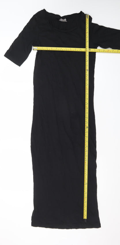 Vero Moda Women's Black Bodycon Midi Dress Size S