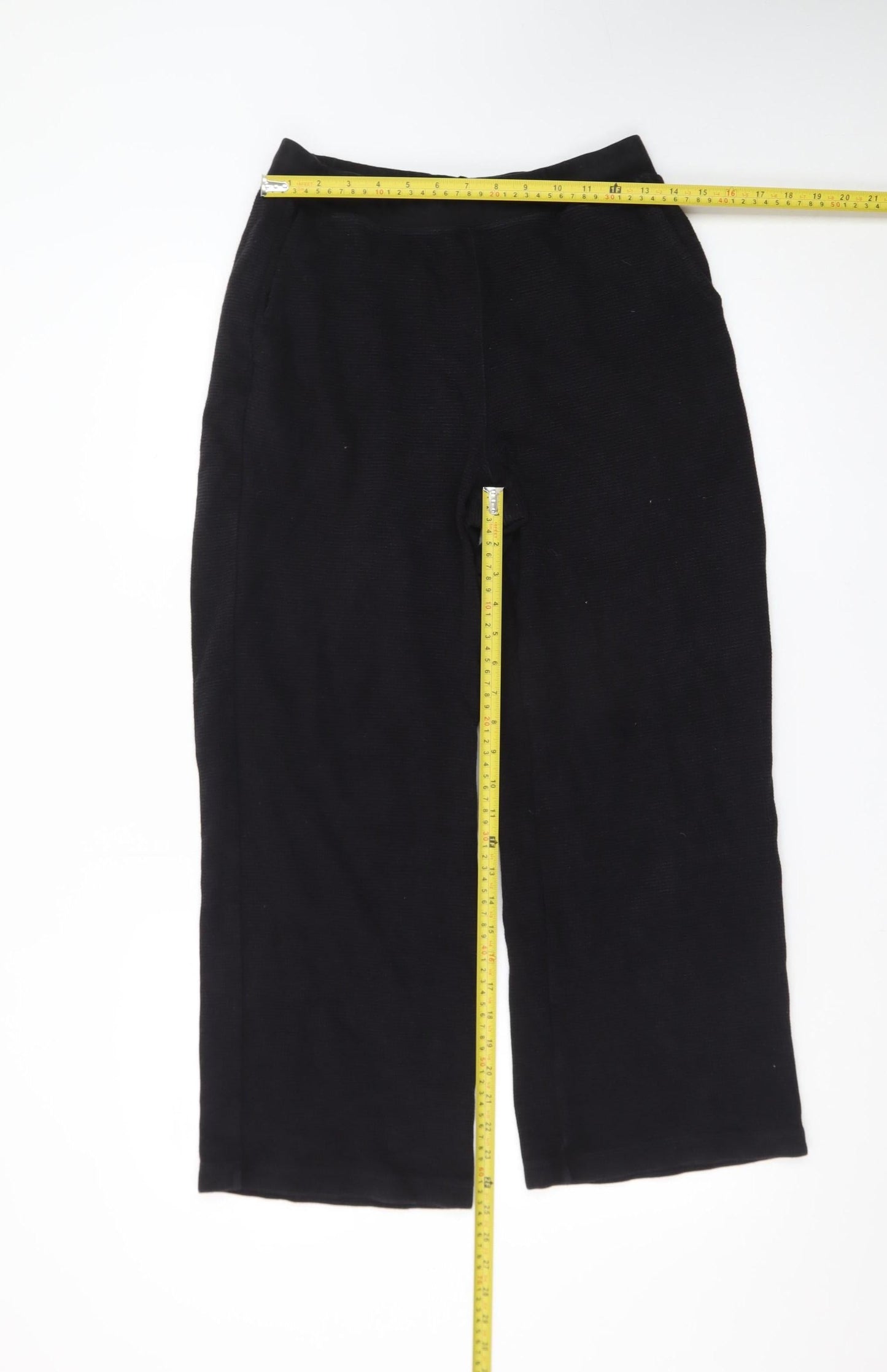 Uniqlo Men’s Black L Regular Fit Sweatpants with Elastic Waist