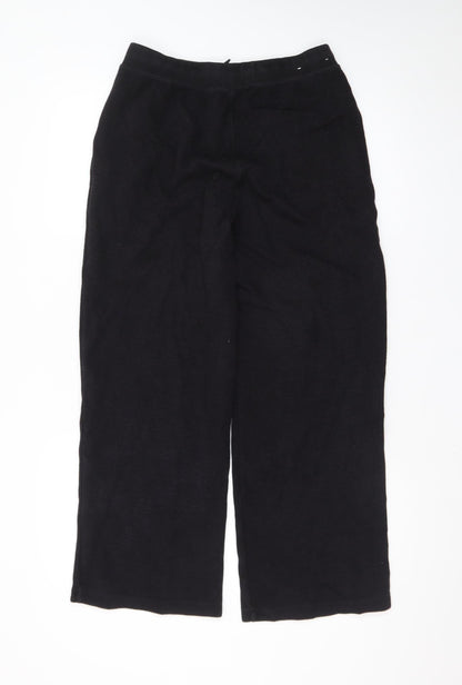 Uniqlo Men’s Black L Regular Fit Sweatpants with Elastic Waist