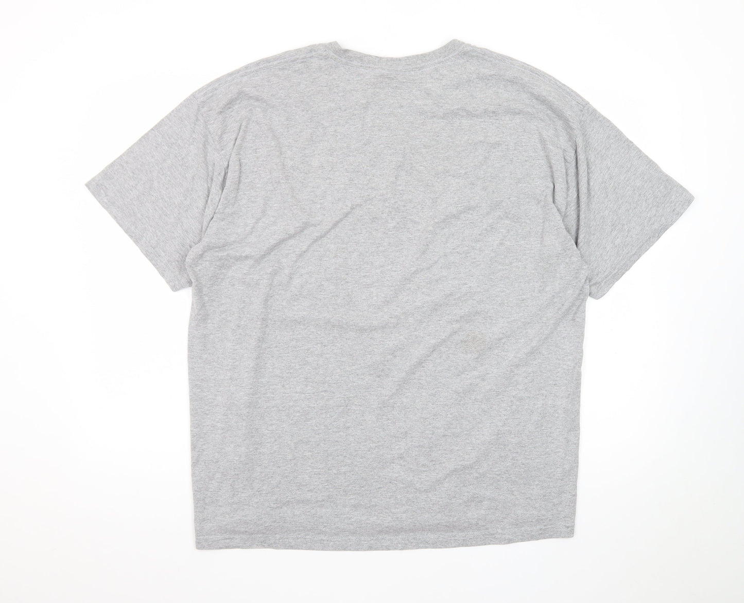 Gildan Men's Grey XL Football Sports Graphic T-Shirt