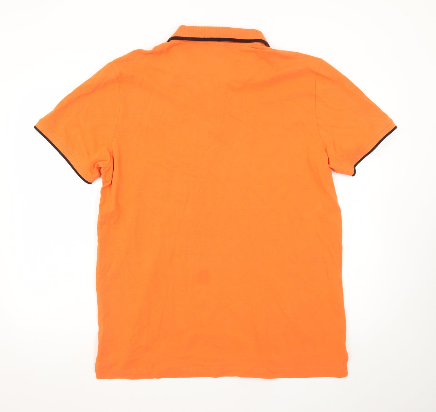 Puma Men's Orange XL Performance Polo Shirt Short Sleeve