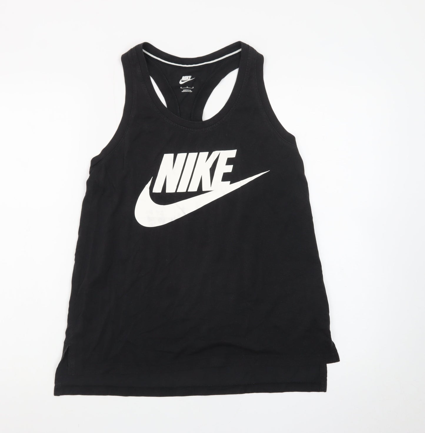 Nike Men's Black Sleeveless Sports T-Shirt Size M