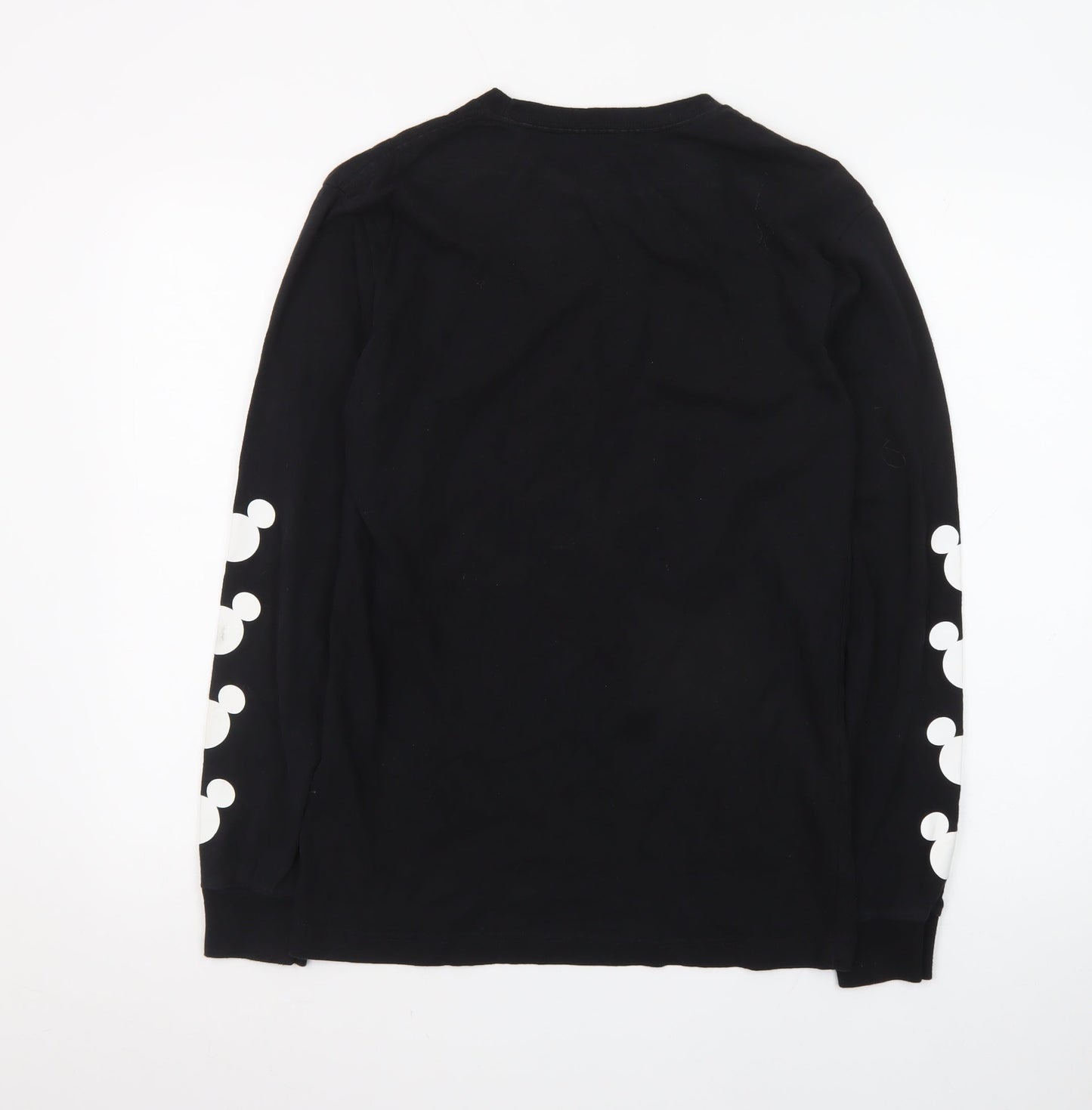 Disney Mickey Mouse Black Long Sleeve Crew Neck T-Shirt Women’s Small