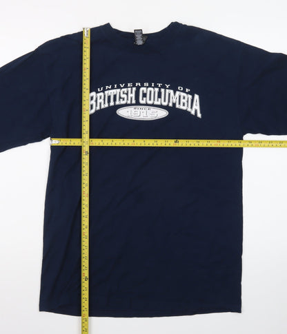 M&O Heavy Men's Navy University of British Columbia Long Sleeve T-Shirt Size M