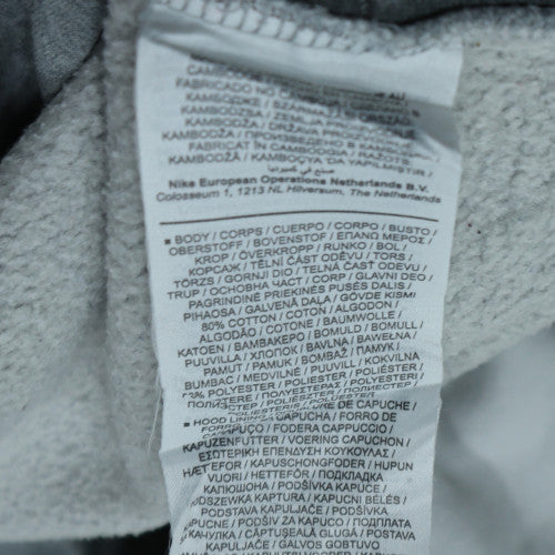 Nike Men's Grey Pullover Hoodie Small Sports Fleece Sweatshirt