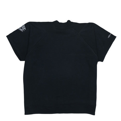 Umbro Mens Black XL Crew Neck Short Sleeve Sports T-Shirt