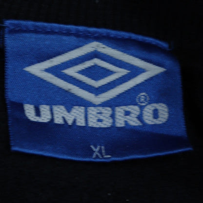 Umbro Mens Black XL Crew Neck Short Sleeve Sports T-Shirt