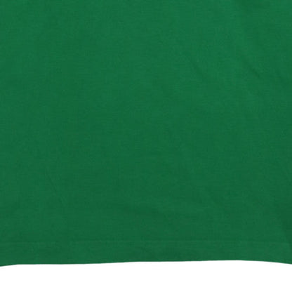 Adidas Men's Green Long Sleeve Crew Neck Sports T-Shirt Small