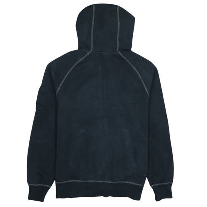Nike Men's Blue Full Zip Hoodie Size M Cotton Blend