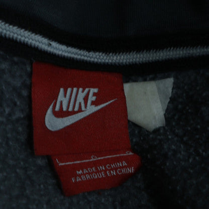 Nike Men's Blue Full Zip Hoodie Size M Cotton Blend