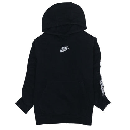 Nike Men's Black Pullover Hoodie M Logo Sports Fleece Sweatshirt