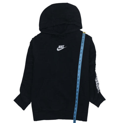 Nike Men's Black Pullover Hoodie M Logo Sports Fleece Sweatshirt