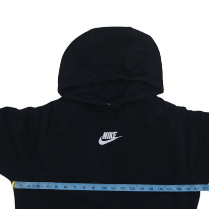Nike Men's Black Pullover Hoodie M Logo Sports Fleece Sweatshirt