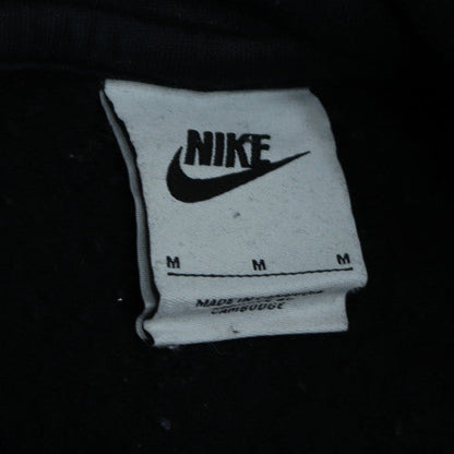 Nike Men's Black Pullover Hoodie M Logo Sports Fleece Sweatshirt