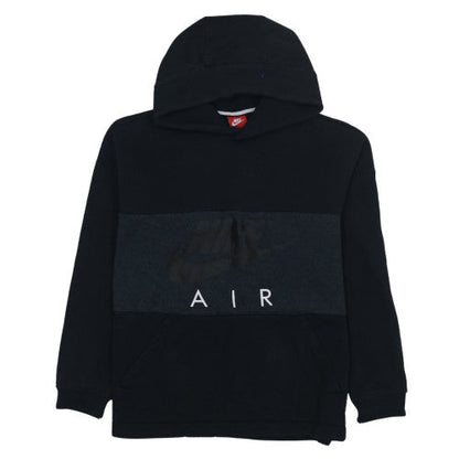 Nike Men's Black Small Pullover Hoodie with Logo and Pocket