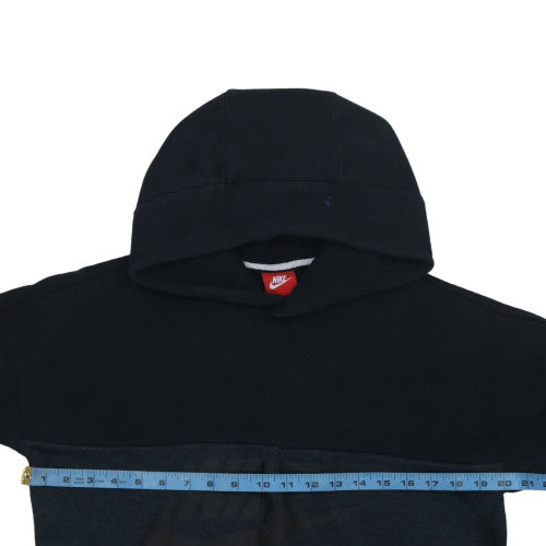 Nike Men's Black Small Pullover Hoodie with Logo and Pocket
