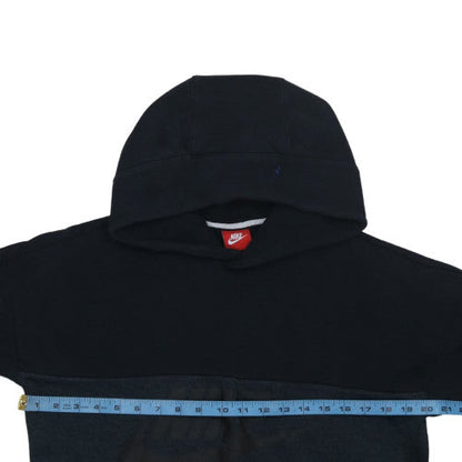 Nike Men's Black Small Pullover Hoodie with Logo and Pocket