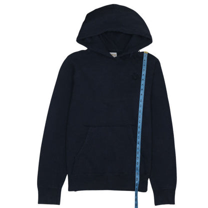 Diesel Men's Blue Pullover Hoodie XL Cotton Fleece