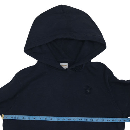 Diesel Men's Blue Pullover Hoodie XL Cotton Fleece