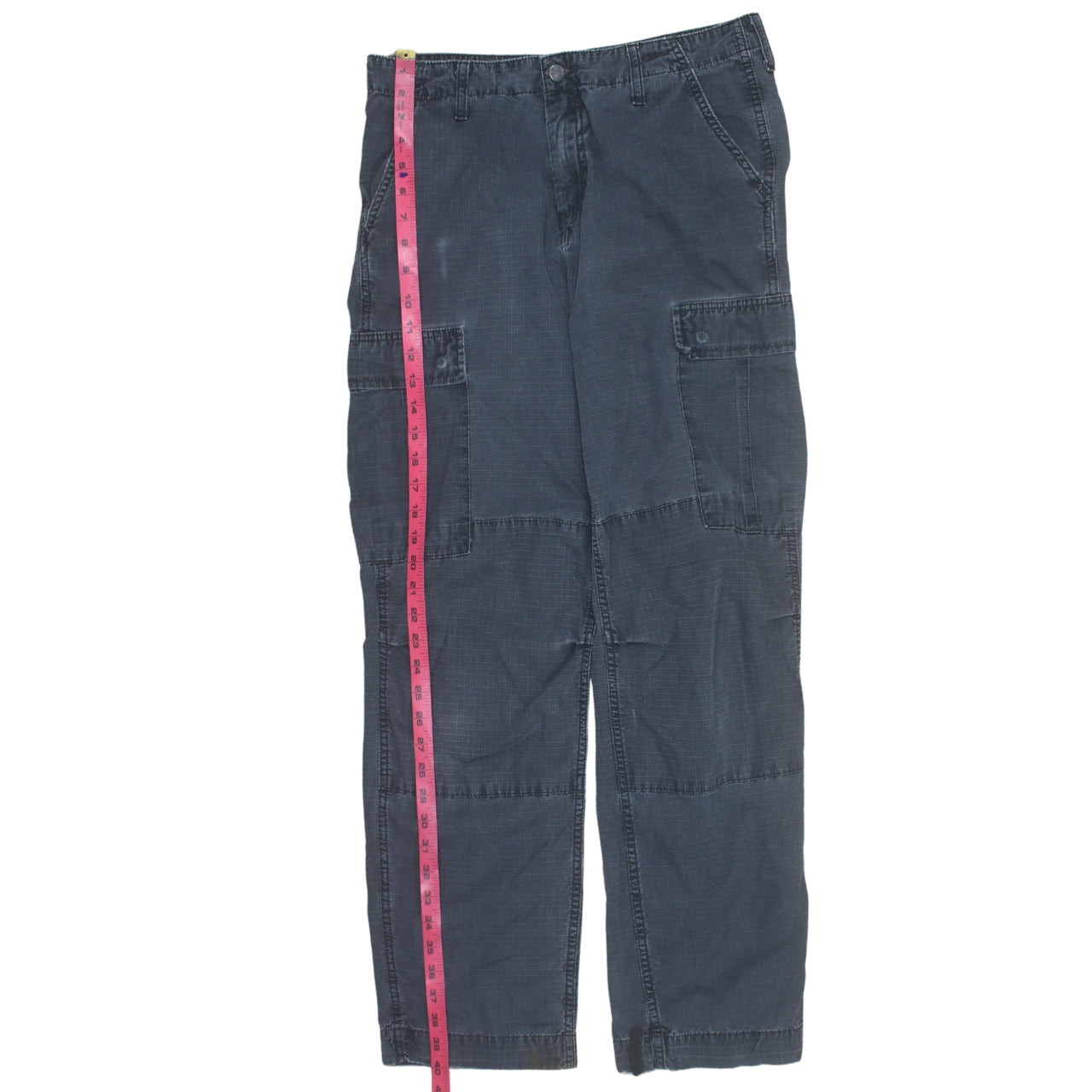 Carhartt Men’s Blue Regular Cargo Jeans 30x32 Cotton Canvas