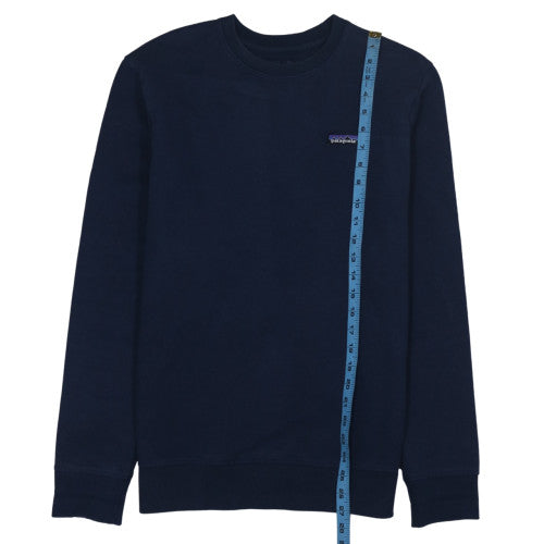 Patagonia Men's Blue Regular Fit Crew Neck Sweatshirt Size M