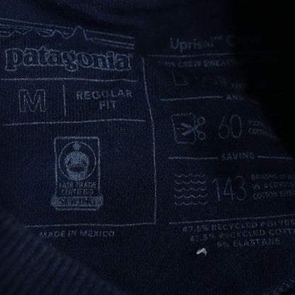 Patagonia Men's Blue Regular Fit Crew Neck Sweatshirt Size M