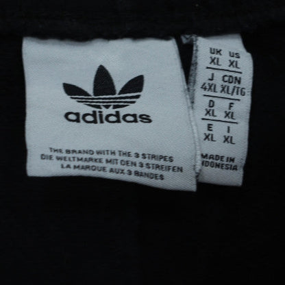 Adidas Mens Black XL Track Pants Joggers Straight Leg Activewear