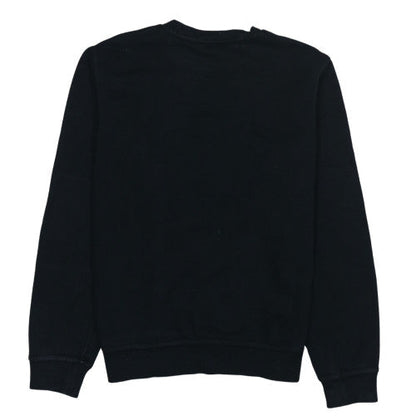 Nike Men's Black Crew Neck Fleece Sweatshirt Medium Regular Fit