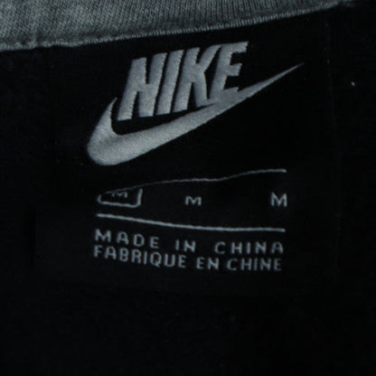Nike Men's Black Crew Neck Fleece Sweatshirt Medium Regular Fit