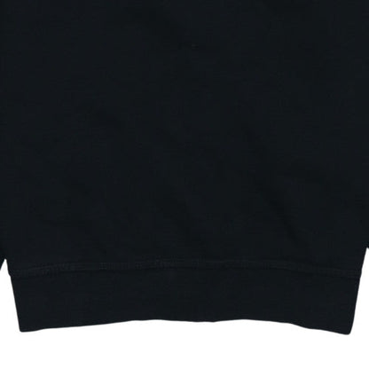 Nike Men's Black Crew Neck Fleece Sweatshirt Medium Regular Fit