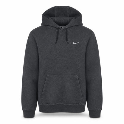 Nike Men's Grey Pullover Hoodie M Regular Fit Fleece Sweatshirt