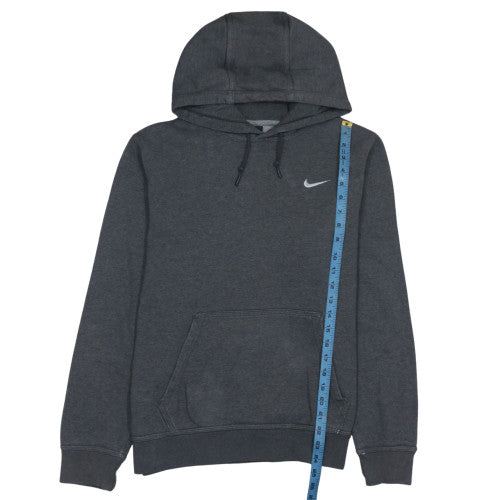 Nike Men's Grey Pullover Hoodie M Regular Fit Fleece Sweatshirt