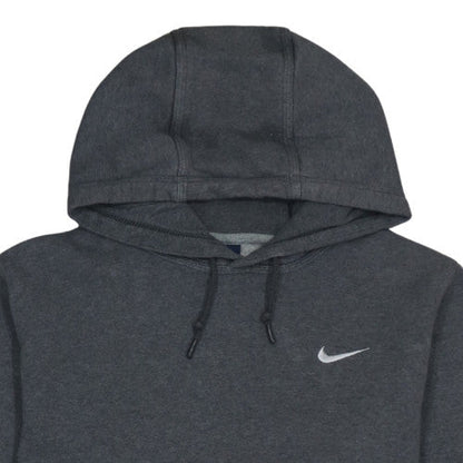 Nike Men's Grey Pullover Hoodie M Regular Fit Fleece Sweatshirt