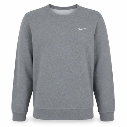 Nike Men's Grey Small Crew Neck Pullover Sweatshirt