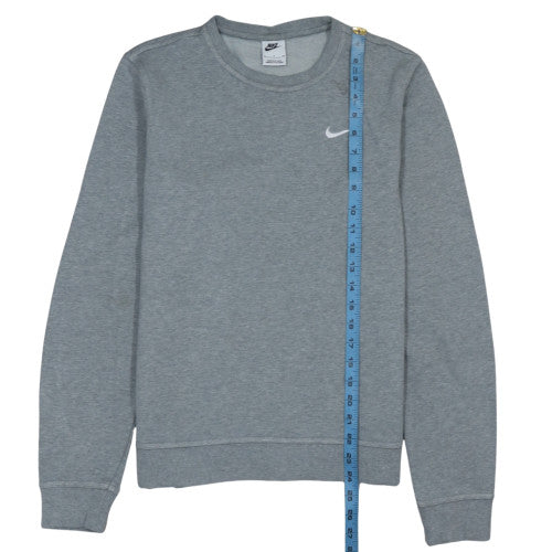 Nike Men's Grey Small Crew Neck Pullover Sweatshirt
