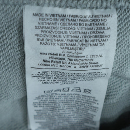 Nike Men's Grey Small Crew Neck Pullover Sweatshirt