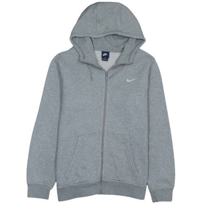Nike Men's Grey Full Zip Hoodie L Regular Fit Sportswear