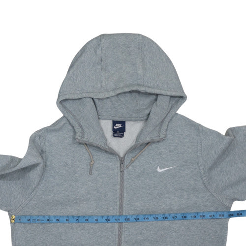 Nike Men's Grey Full Zip Hoodie L Regular Fit Sportswear