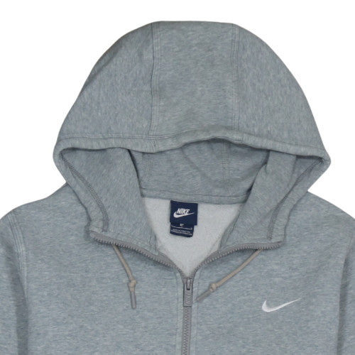 Nike Men's Grey Full Zip Hoodie L Regular Fit Sportswear