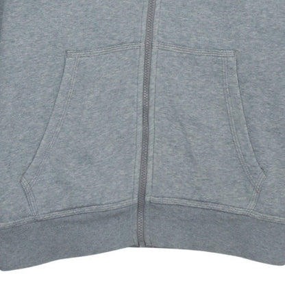 Nike Men's Grey Full Zip Hoodie L Regular Fit Sportswear