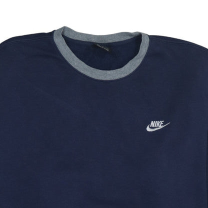 Nike Mens Blue XL Crew Neck Pullover Sweatshirt