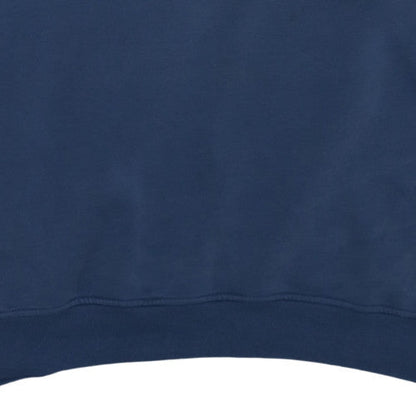 Adidas Mens Blue Large Crew Neck Pullover Sweatshirt