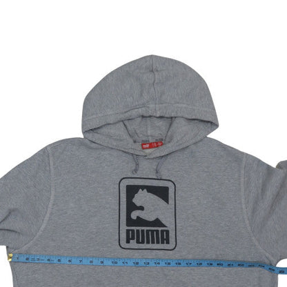 Puma Mens Grey XXL Pullover Hoodie Fleece Logo Sportswear