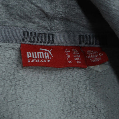 Puma Mens Grey XXL Pullover Hoodie Fleece Logo Sportswear