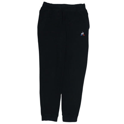 Le Coq Sportif Mens Black Jogger Trousers M Elastic Waist Sportswear
